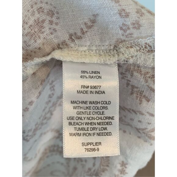 a.n.a Women’s Blouse XXL 55% Linen 45% Rayon - Picture 4 of 4